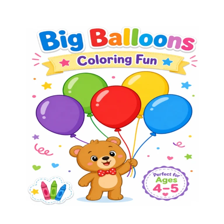 Big Balloons Coloring Fun