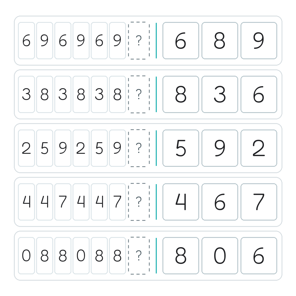 Complete the Pattern – Number Pattern Challenge