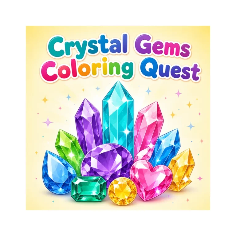 Crystal Gems Coloring Quest