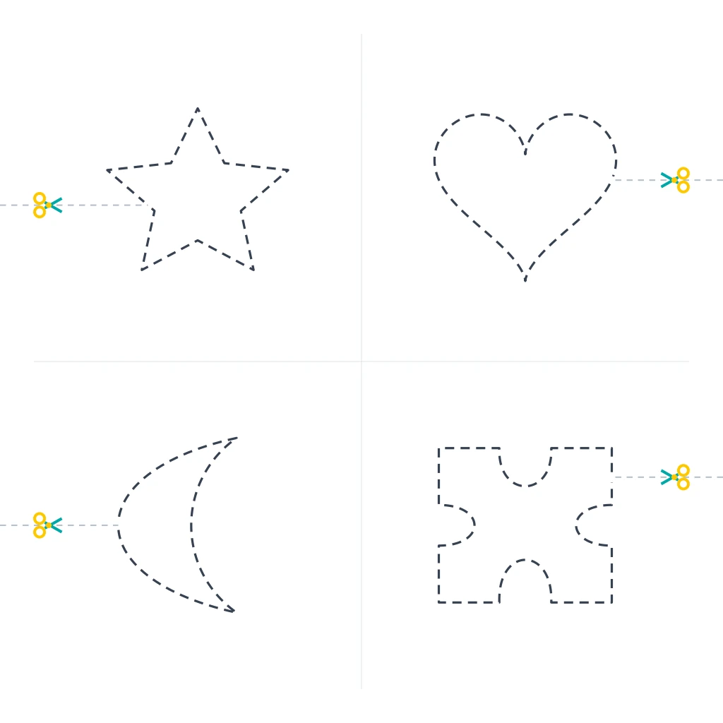 Cutting Paths: Creative Shapes