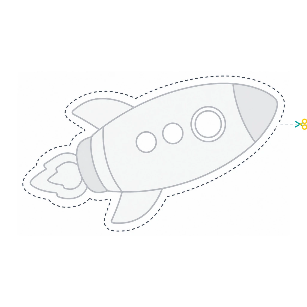 Cutting Paths: Rocket