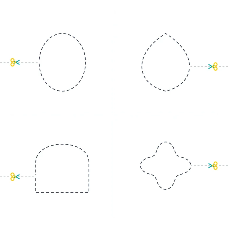 Cutting Paths: Rounded Shapes