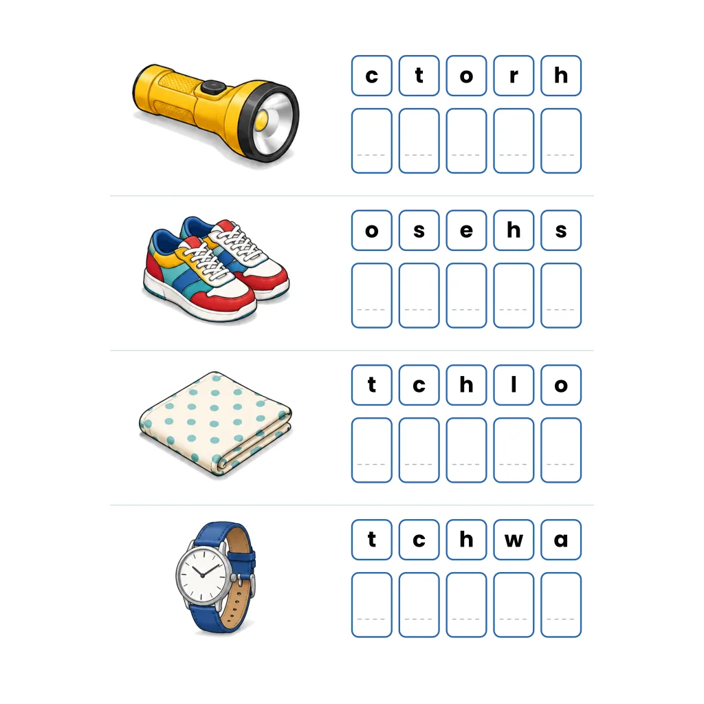 Digraphs and TCH Scramble