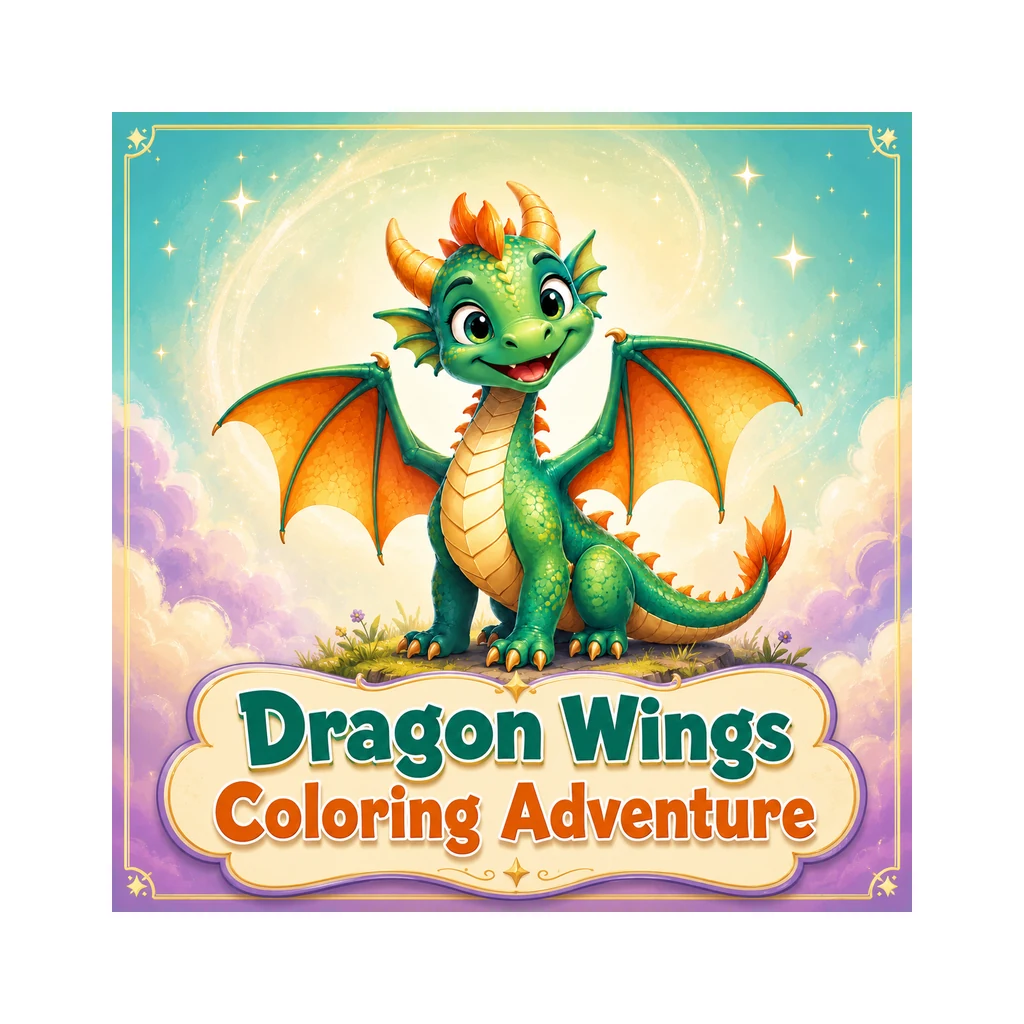 Dragon Wings Coloring Adventure