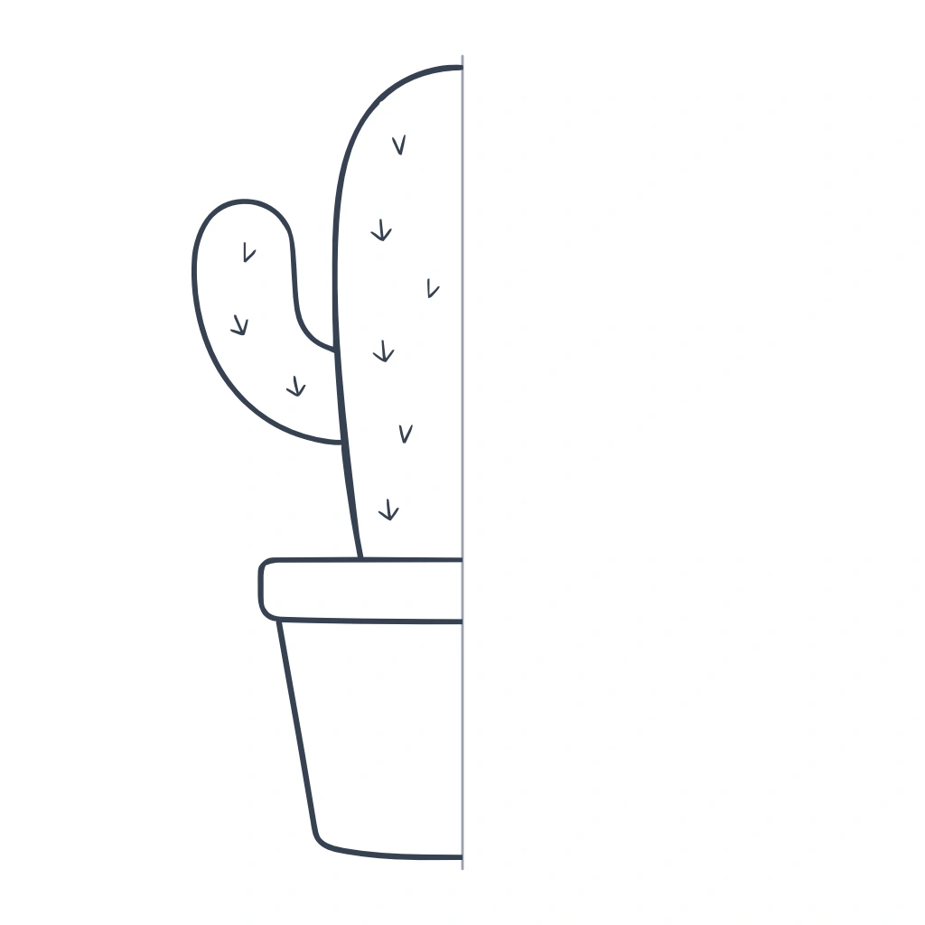 Draw the Other Half Cactus