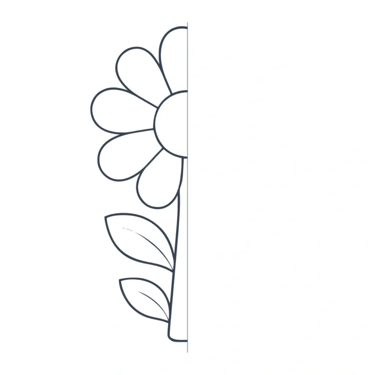 Draw the Other Half Flower