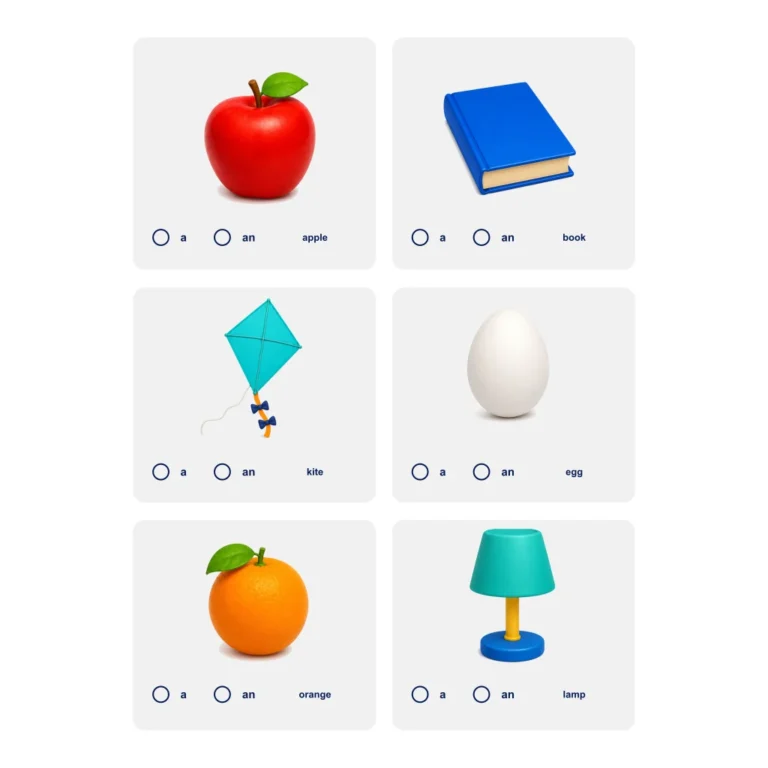 اختر A أو An