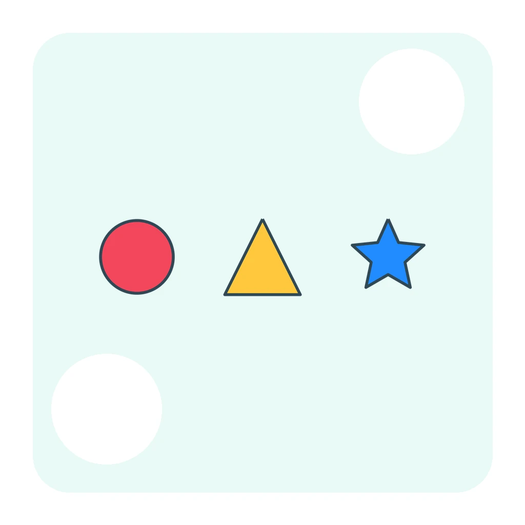 Find the Same Picture – Colors and Shapes