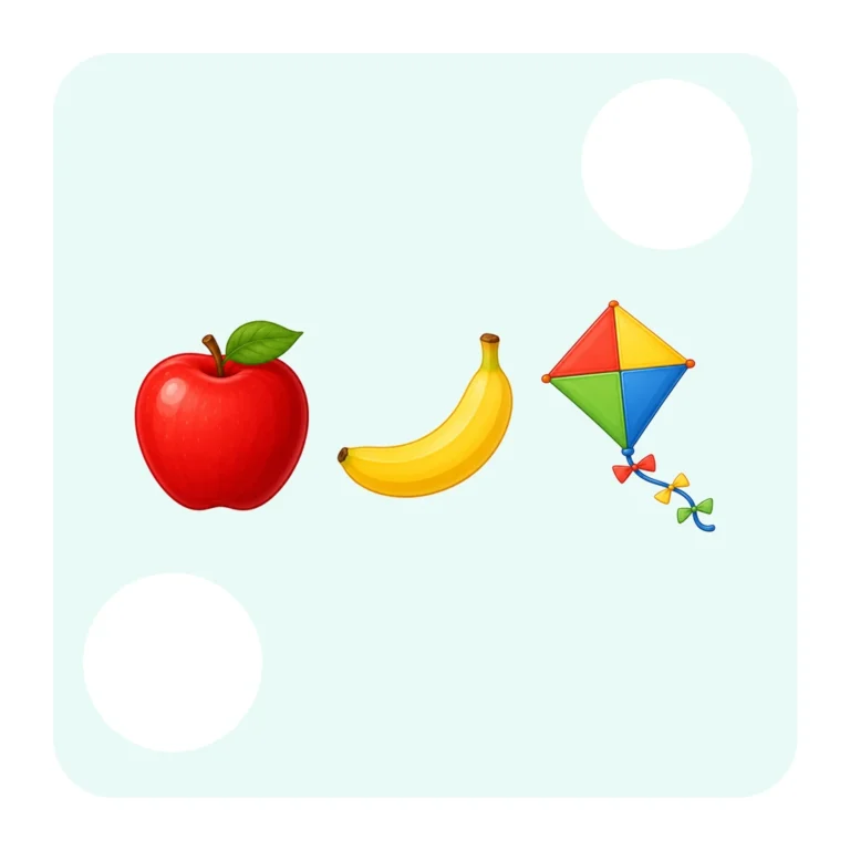 Find the Same Picture – Fruits and Toys