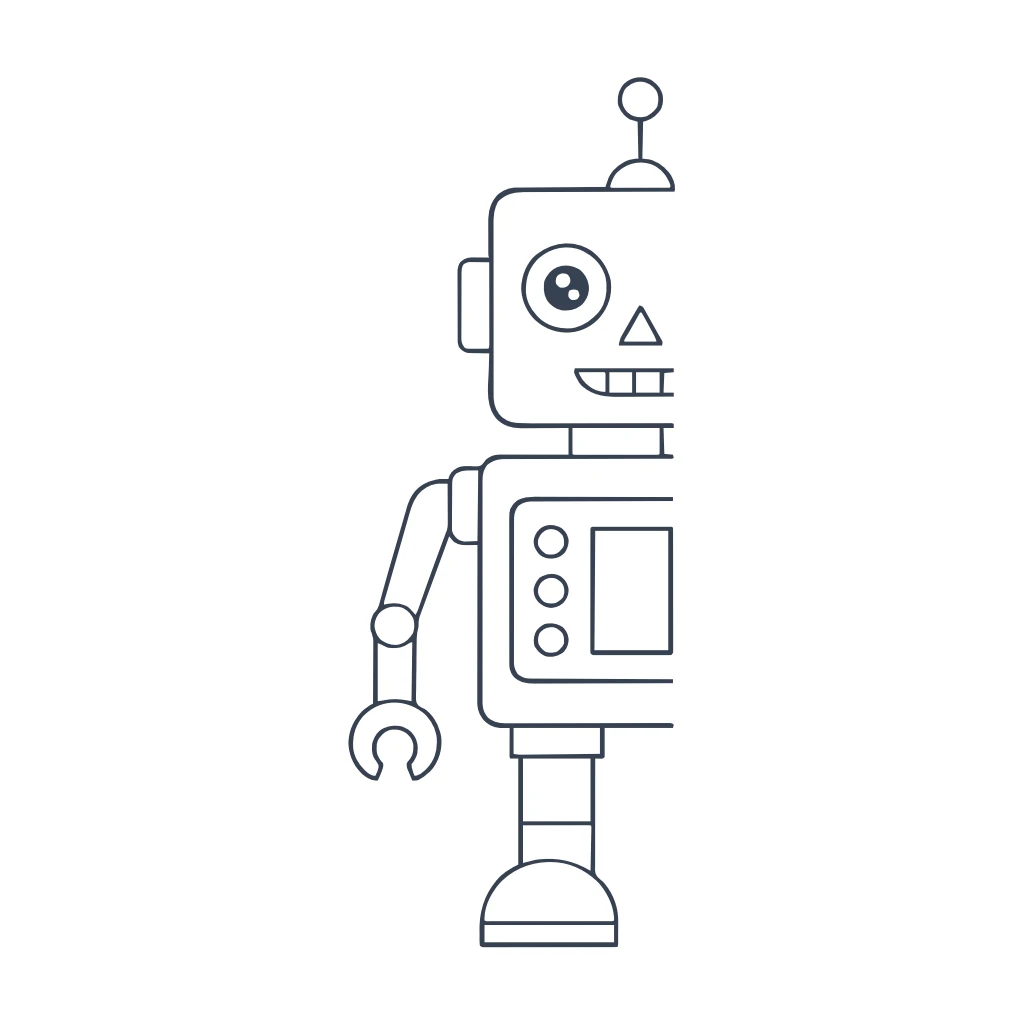Finish the Robot Drawing