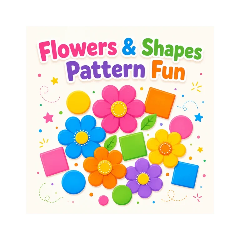 Flowers & Shapes Pattern Fun