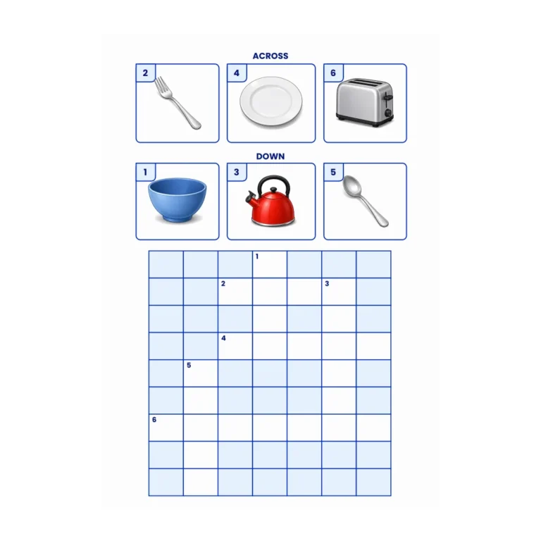 Kitchen Tools Crossword