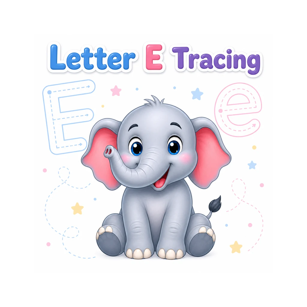 Letter E Tracing