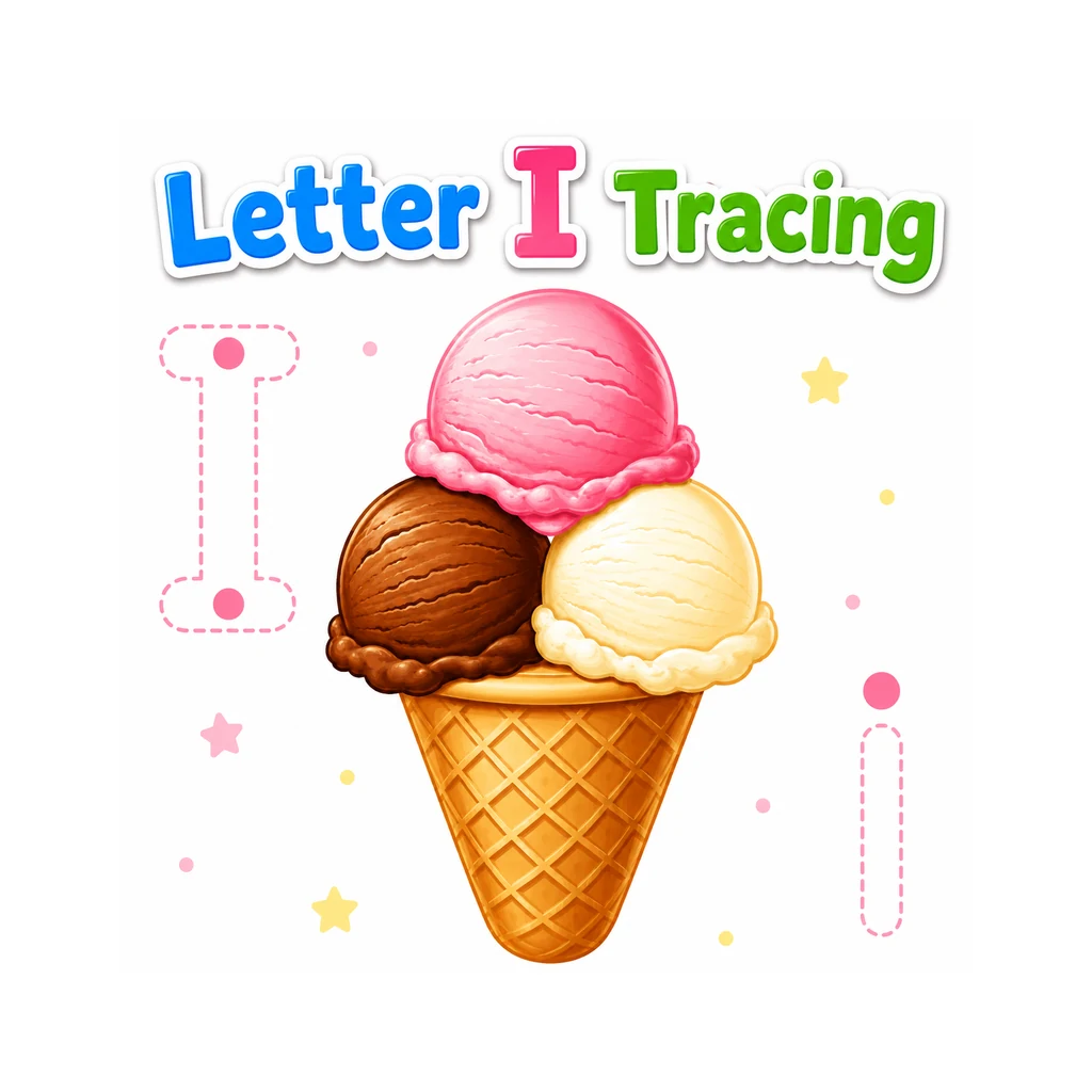 Letter I Tracing