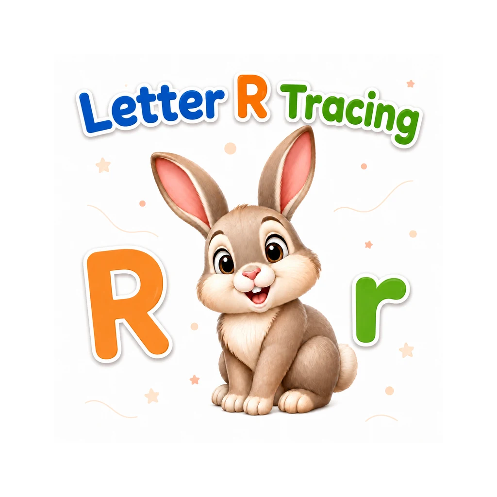 Letter R Tracing