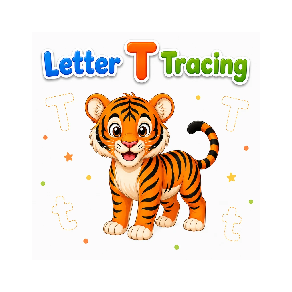 Letter T Tracing