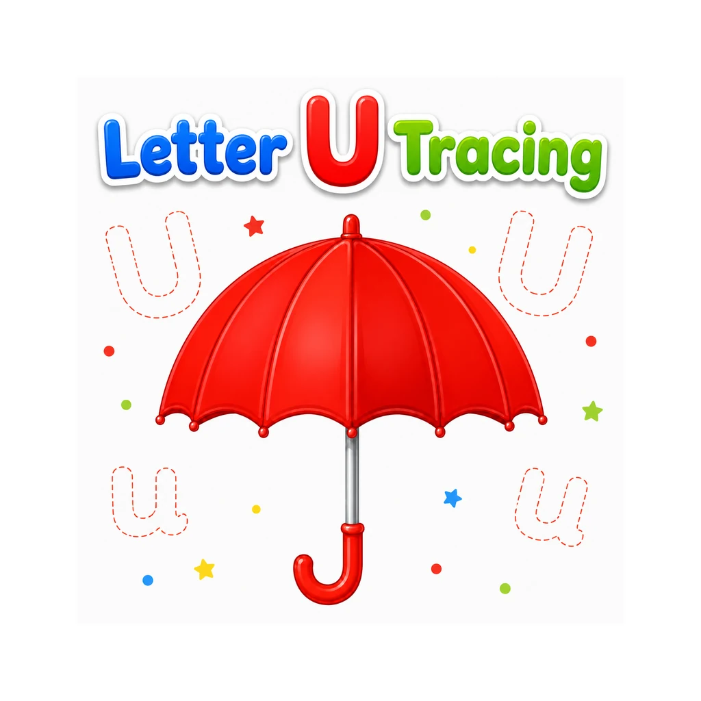 Letter U Tracing