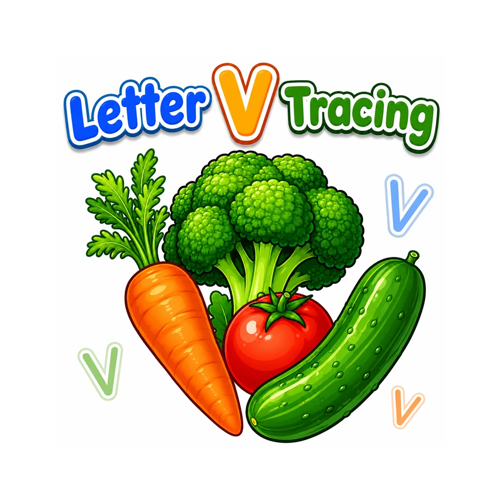 Letter V Tracing