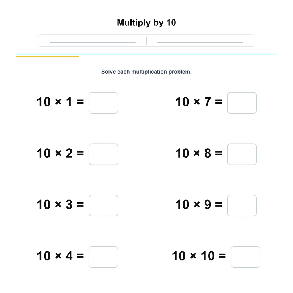 Multiply by 10