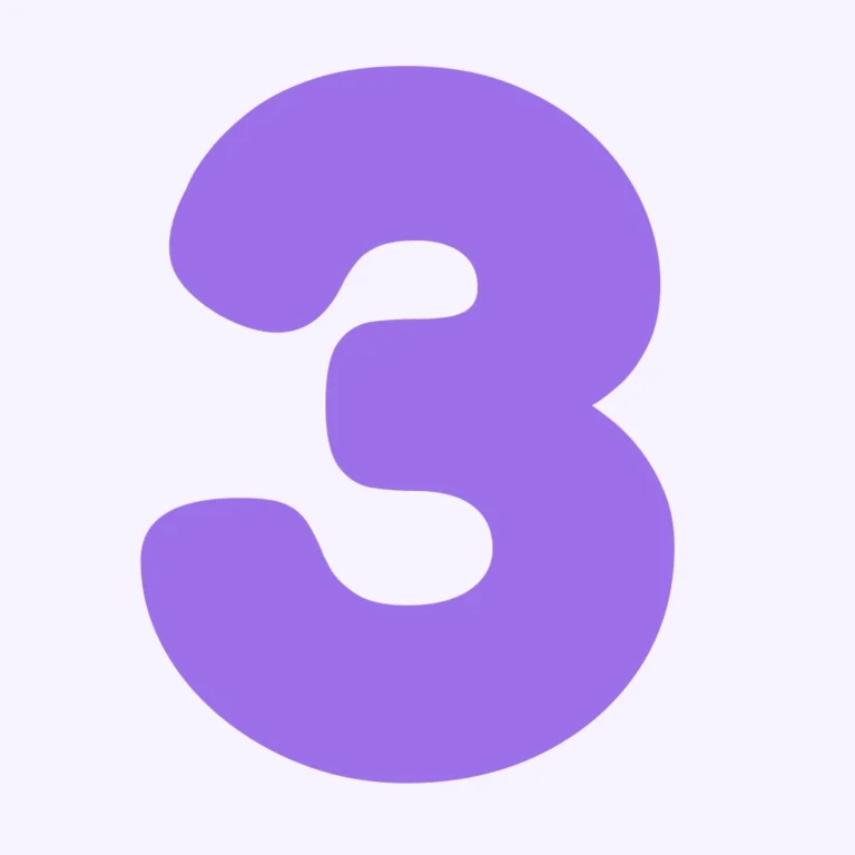 Number 3 Tracing
