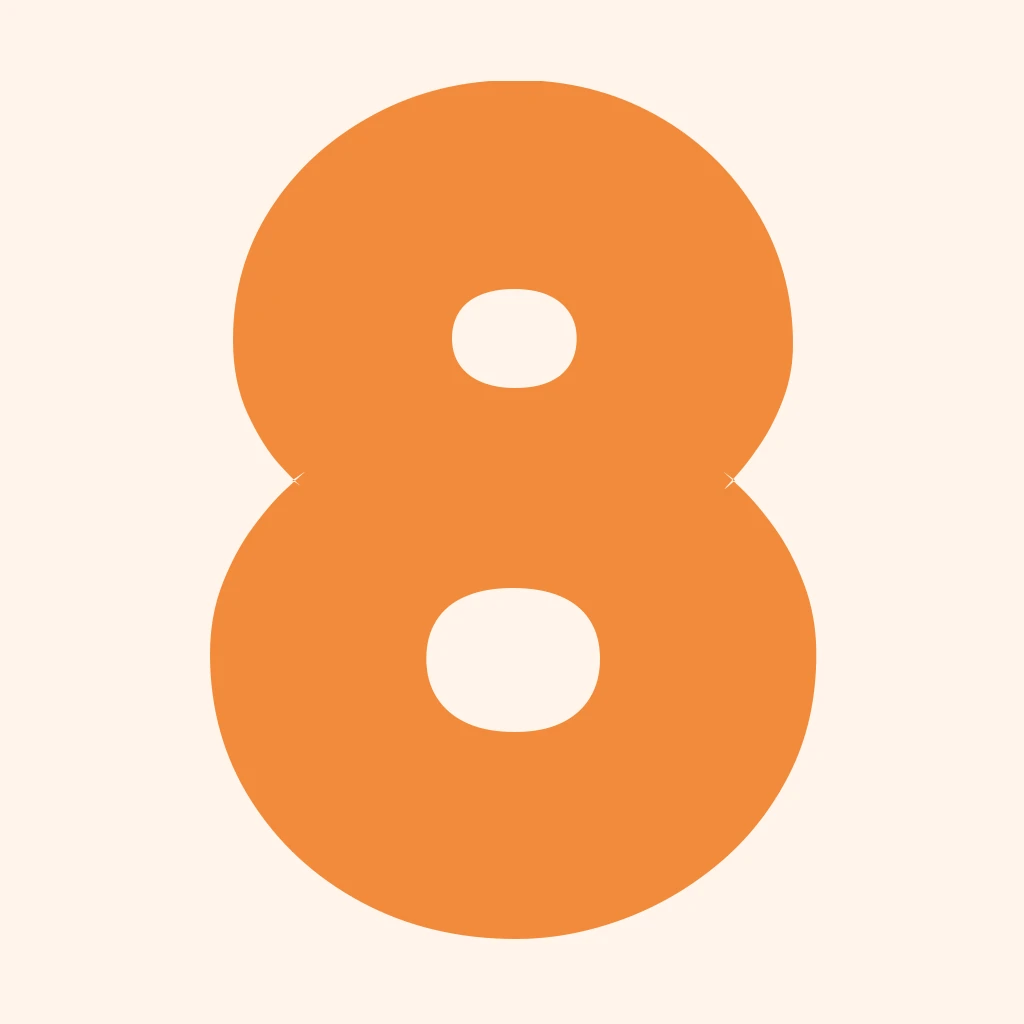 Number 8 Tracing