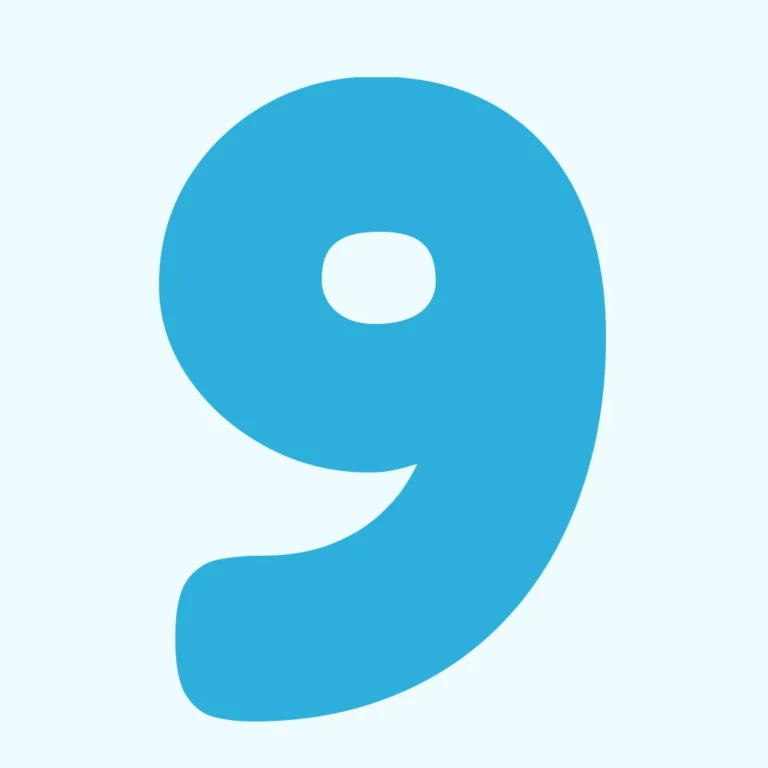 Number 9 Tracing
