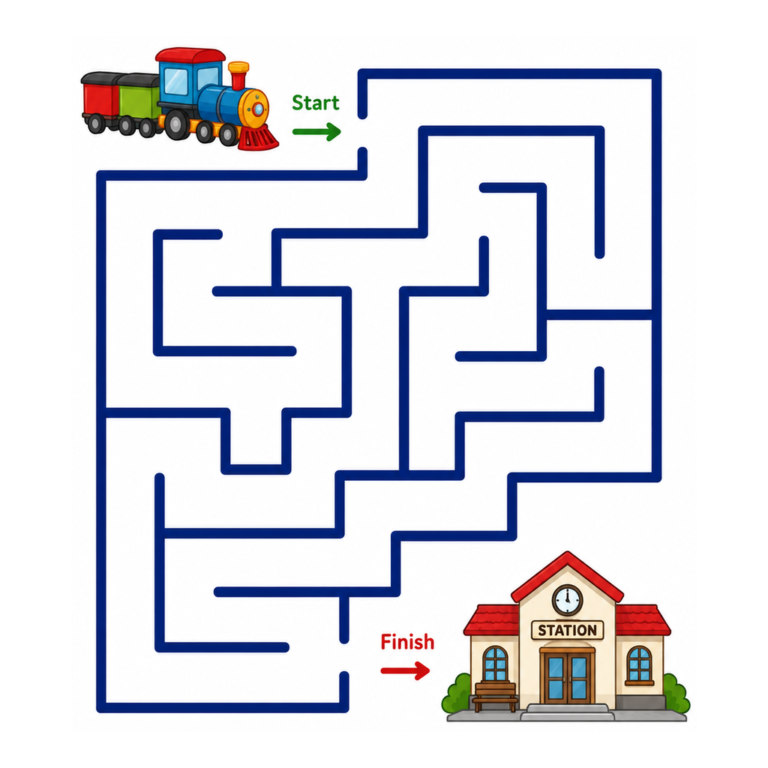 Train to the Station Maze