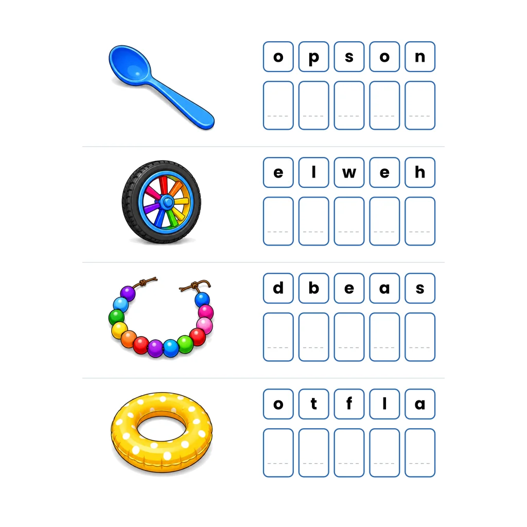 Vowel Team Scramble