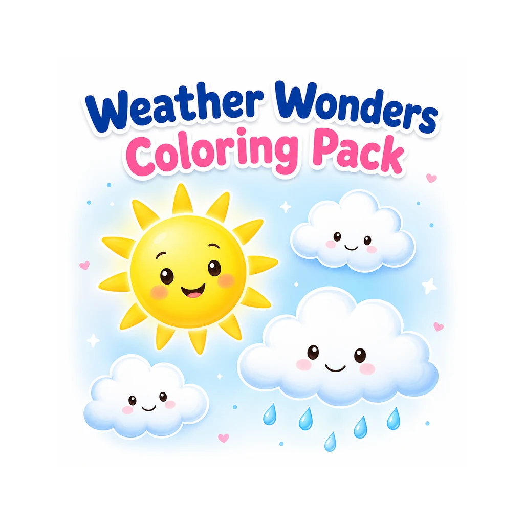 Weather Wonders Coloring Pack